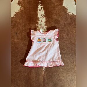 Little Threads toddler girls dress/shirt for Easter 
size 4T